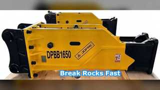 Potenza dello scalpello per demolitore di roccia da 155 mm per escavatore